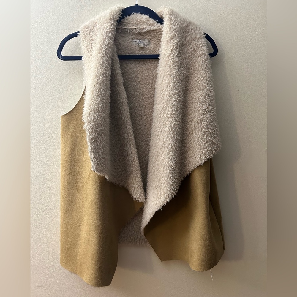 Bass Faux Sheep Skin Vest